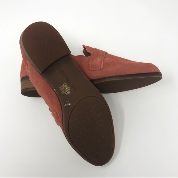 Lucky Brand • Canyon Rose Suede Callister Loafer 8 - Picture 6 of 6